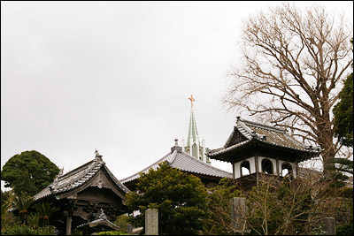 有名な教会と寺院の見える風景…らしい